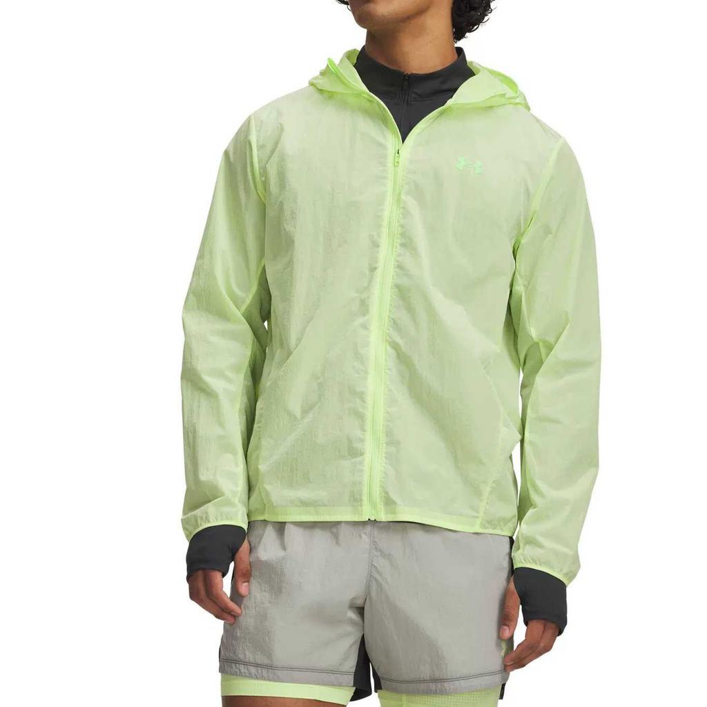 Under Armour Ss26 Explor Trail Solid Color Long Sleeve Hooded Jacket Men jackets 6009555-391