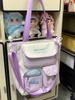 Schoolbag Large capacity schoolbag Girls primary school students High value Small fresh color matching backpack Junior high school students Versatile