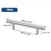 10pcs Stainless Steel Kitchen Cabinet Door Handle, Brushed Steel T Handle for Wardrobe Door Kitchen Drawer Door Handle