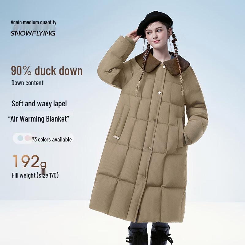 

SNOWFLYING Women s 2025 Mid-Length Down Jacket L