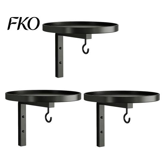 Bird Waterer for Yard Wall Mounted Bath, Outdoor Bath Tray with Feeder Hook, Metal Durable Garden Fence Not Included Hanging