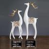 TLAKEHO Golden Pair of Deer Home Decor Ornament