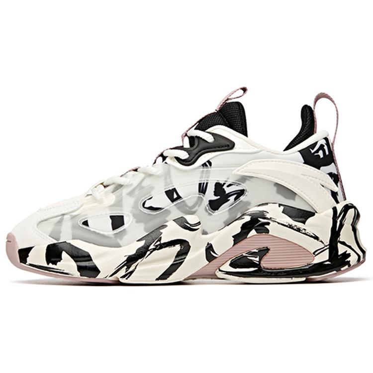 

New Anta Bastard Grandeur Life Collection Low Top Chunky Sneakers Women s Black White 122048081-4 36