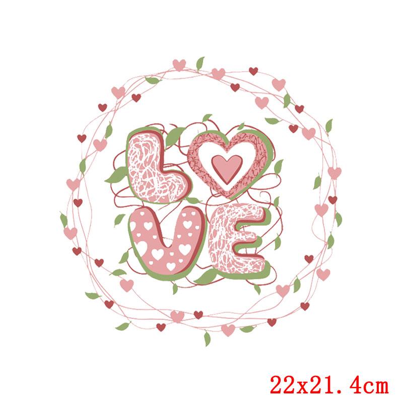 

Flower Patch Thermo Sticker On Clothes Patches For T-Shirt Iron On Transfer For Clothing Letters Stripe Applique Thermal Decor