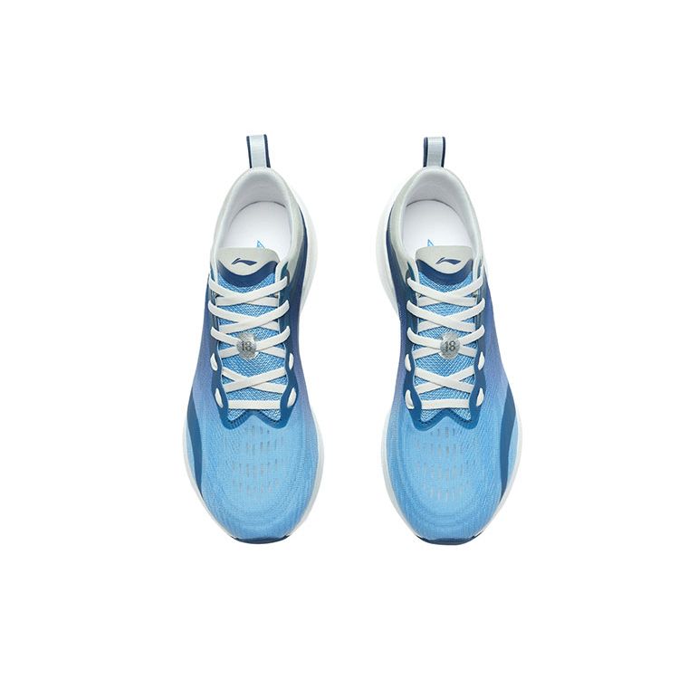 Li-Ning Ultra Light 18 Fabric Non-Slip Wear-Resistant Low-Top Running Shoes Men Sneakers Sky-Blue ARMR007-4