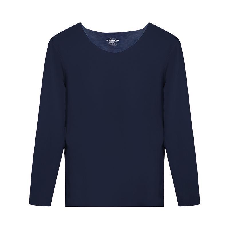 

Мужской бесшовный термобелье с длинными рукавами из бархата для верхней части тела на осень и зиму 185(XXXL) королевский синий