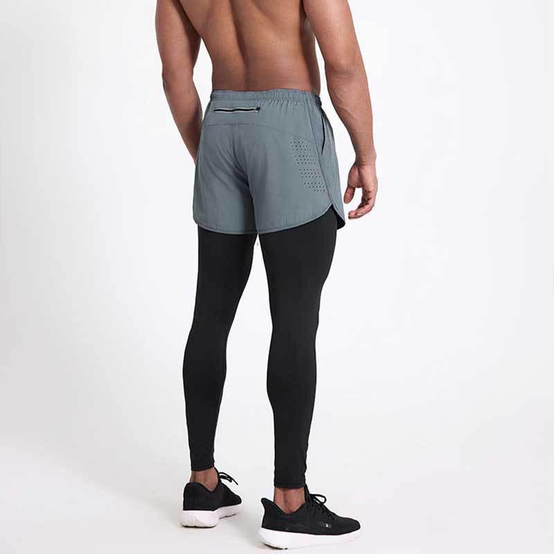 

Мужские профессиональные шорты для марафона 2024 года с подкладкой — двухслойные, 3-дюймовые, тренд для легкой атлетики и фитнеса M серый