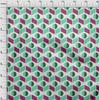 oneOone Georgette Viscose Green Fabric Geometric  Sewing Craft Projects Fabric Prints By Yard 42 Inch