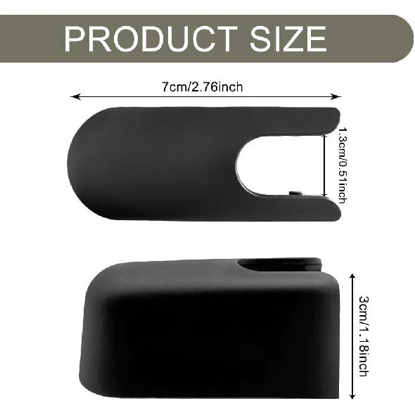 Rear Windshield Wiper Arm Cover Cap, Rear Wiper Cover, Rust-Proof Wipers Arm Nut Protective Cover Replacement for Ford Escape 2013-2019 Lincoln MKC