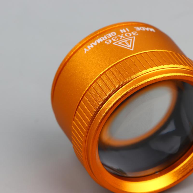 30X36mm Magnifying Glass K9 Optical Lens Monocle For Watch Jewelry Coin Stamps Precision Work Inspection Loupe Tool