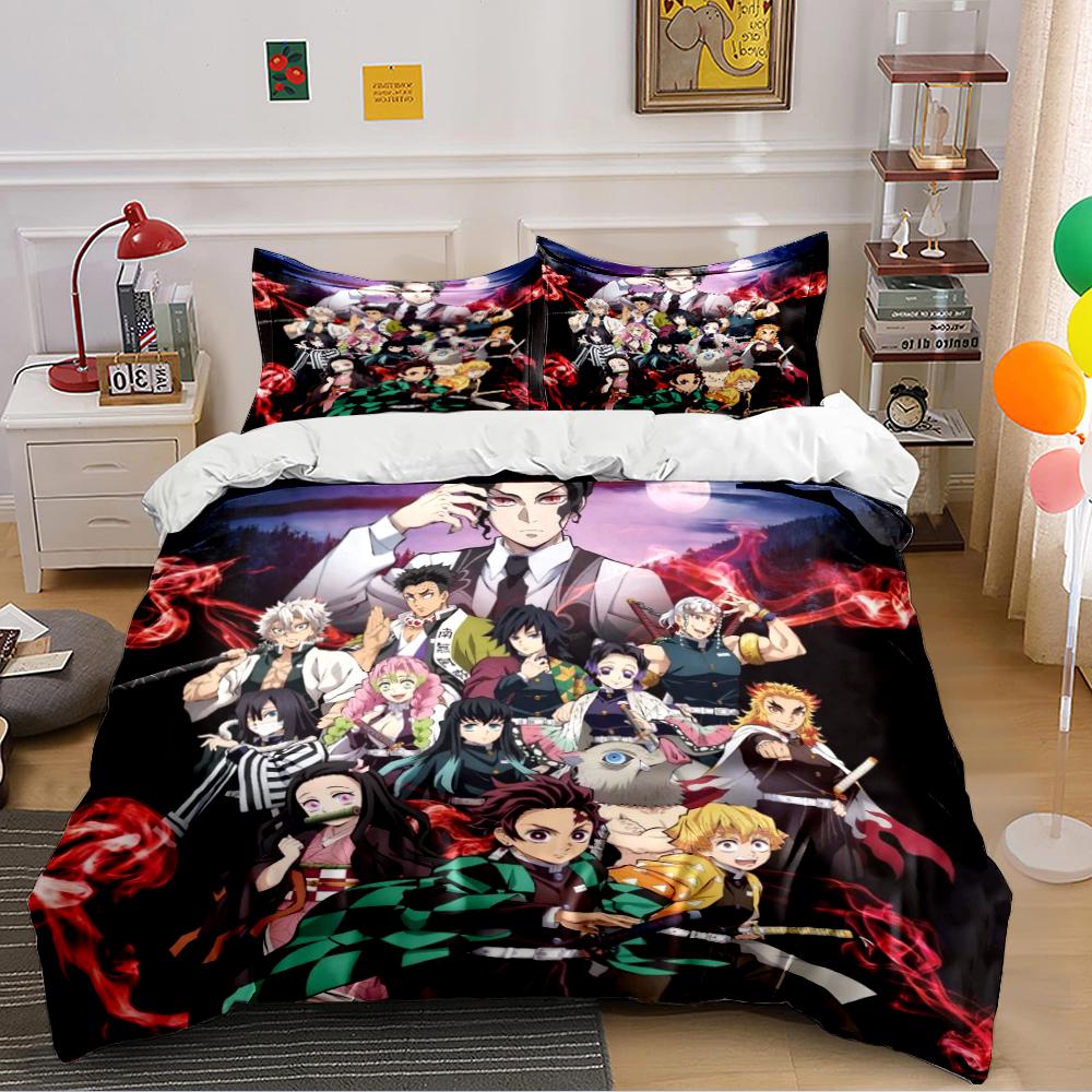 TNT-Themed Bedding Set Bedding Duvet Cover Set Duvet Cover Pillowcases Home Decor (1 * Duvet Cover 2 * Pillowcases, without duvet insert) 135x200cm