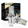 Briteye Car LED Vehicle Inspection Integrated H4 LED 6500K CREE Fanless of (Magashii) Headlights, H4, Compliant, Bulb, HI/LO Switch, White, Chip,
