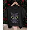 Cute Kawaii Toothless T Shirt Summer 3-14Y Boys Girls Fashion Street Hot Cartoon Casual Crew Neck Kids