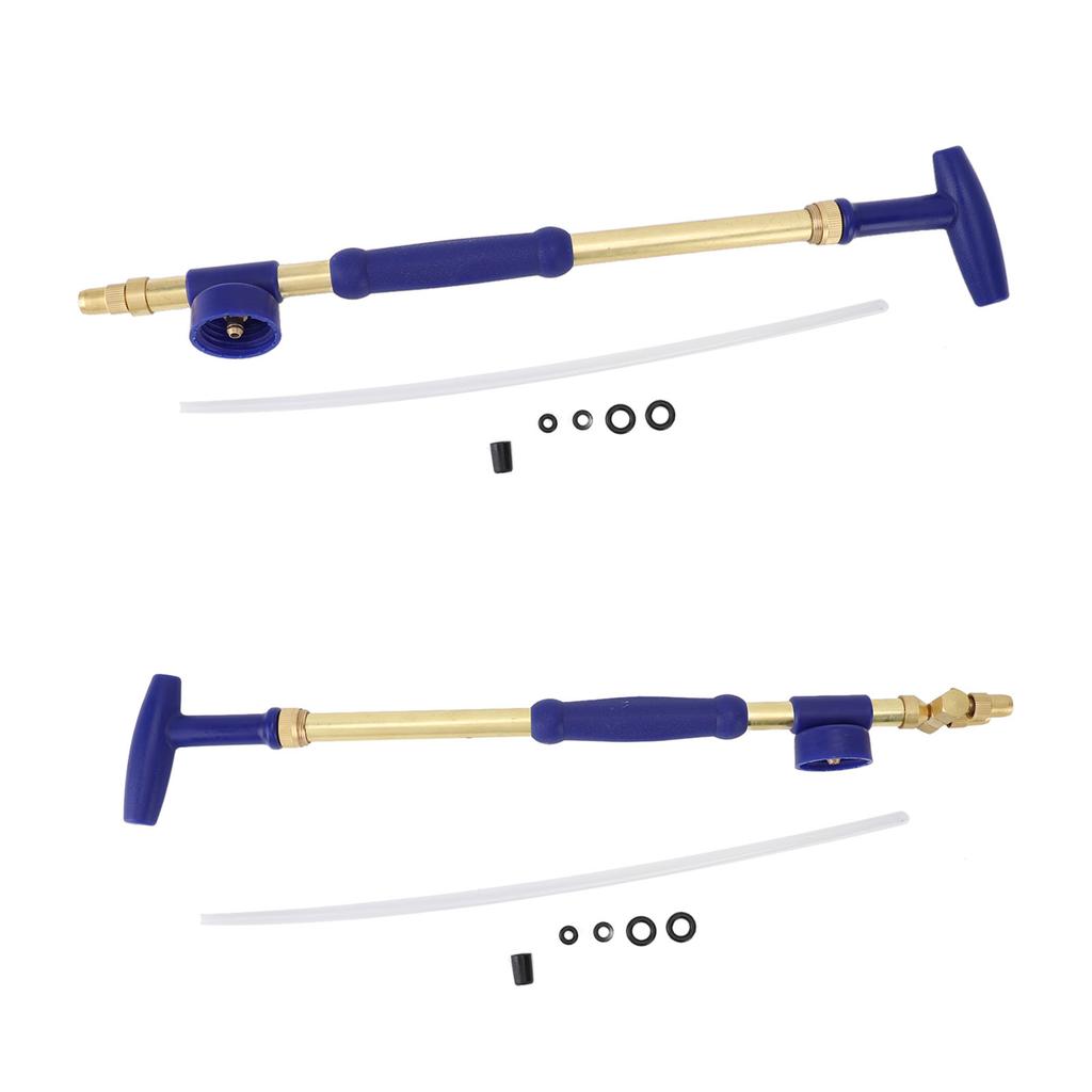 Water Sprayer Rod Hand Pressure Sprayer Stainless Steel Copper Plant Watering Wand Pulling Spray Rod with Hose for Garden Bottle