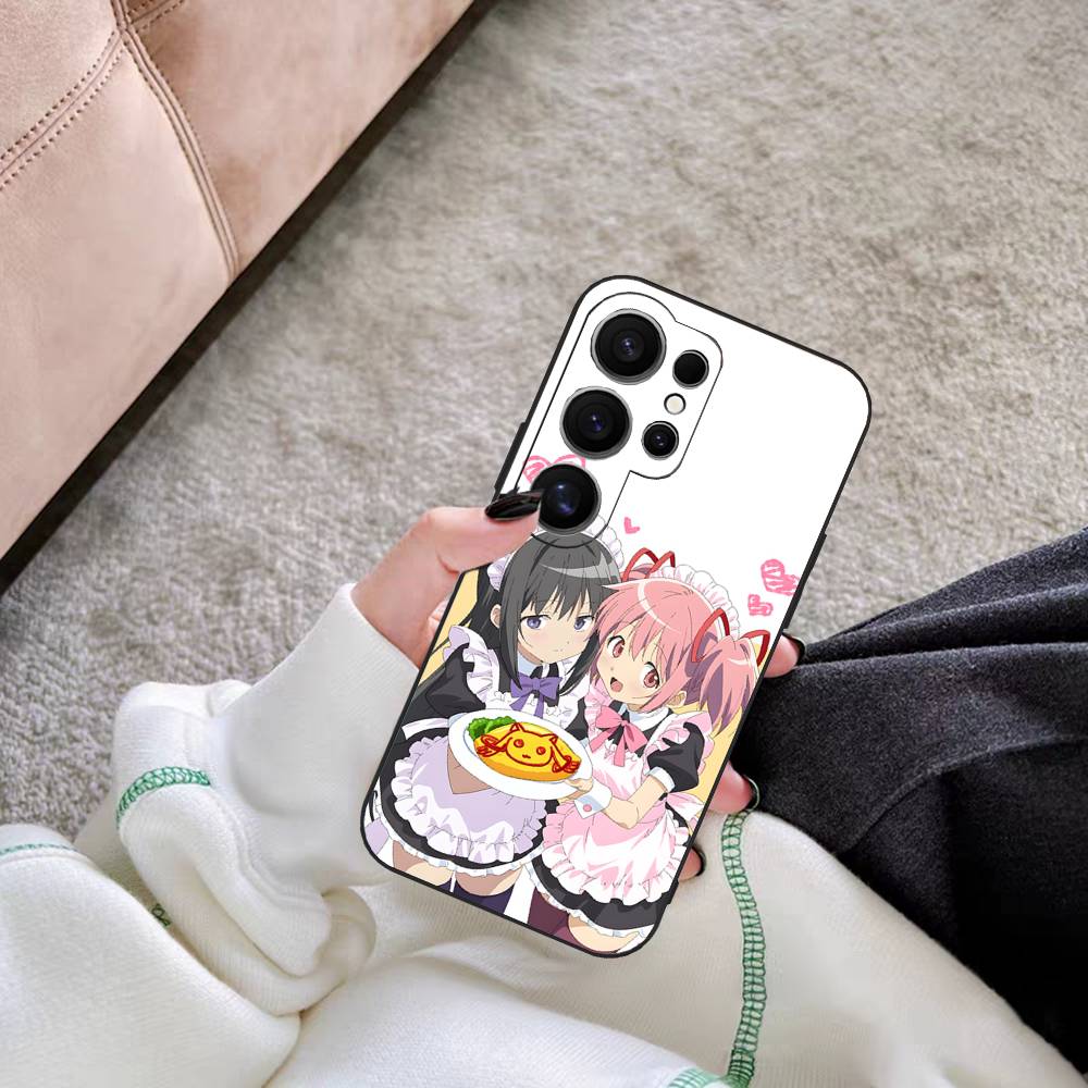 

Милий Аніме Puella Magi Madoka Magica Чохол для Телефону Для Samsung S 24 Fe 25 Ultra Plus 20 Lite 21 30 22 23 24 22 Ultra 5G Fundas Samsung S21Ultra