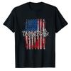 We The People Distressed Vertical American Flag Graphic Tshirt Patriotic Usa Casual Summer Veteran Unisex Gift Tee Cotton Tops