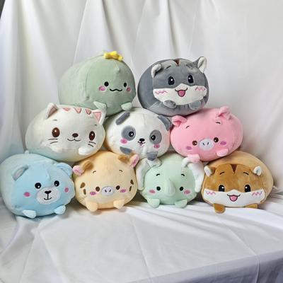 Roztomilý plyšový vankúš na spanie pre malé zvieratká Perový bavlnený vankúš na spanie Ružová bábika prasiatka Dlhý vankúš