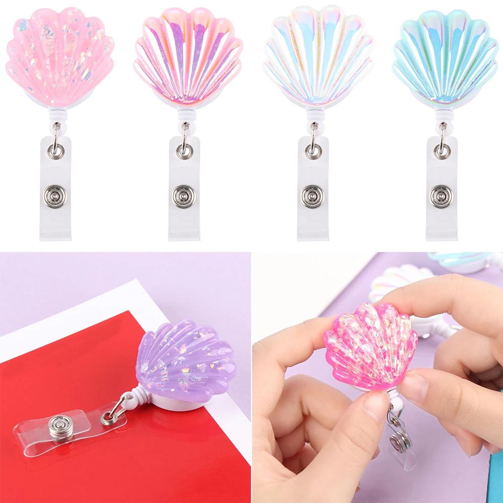 Holder Clip ID Card Business Card ID Badge Holder Retractable Badge Nurse Doctor School Supply
