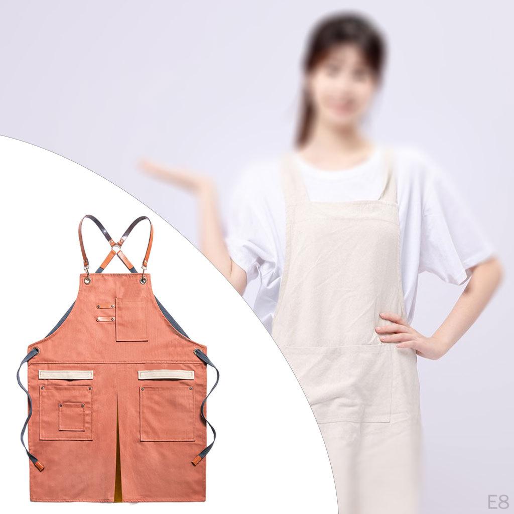 Canvas Apron for Cafes BBQ Garage