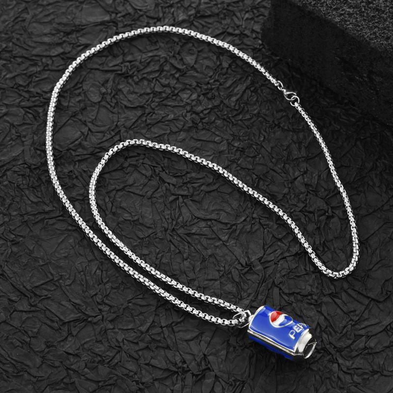 

Trendy Pepsi Cola Pendant Necklace For Men And Women With Unique Vintage Style