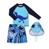 Costume da bagno per bambini - Costume da bagno a prova di sole con dinosauro dei cartoni animati per ragazzi