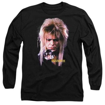 Camiseta de Manga Comprida Jareth O Rei dos Duendes Labyrinth Unisex para Adultos