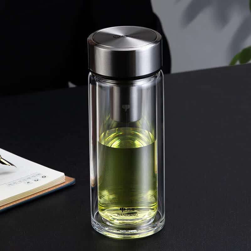 

Vientiane Double Wall Glass Tea Infuser Bottle