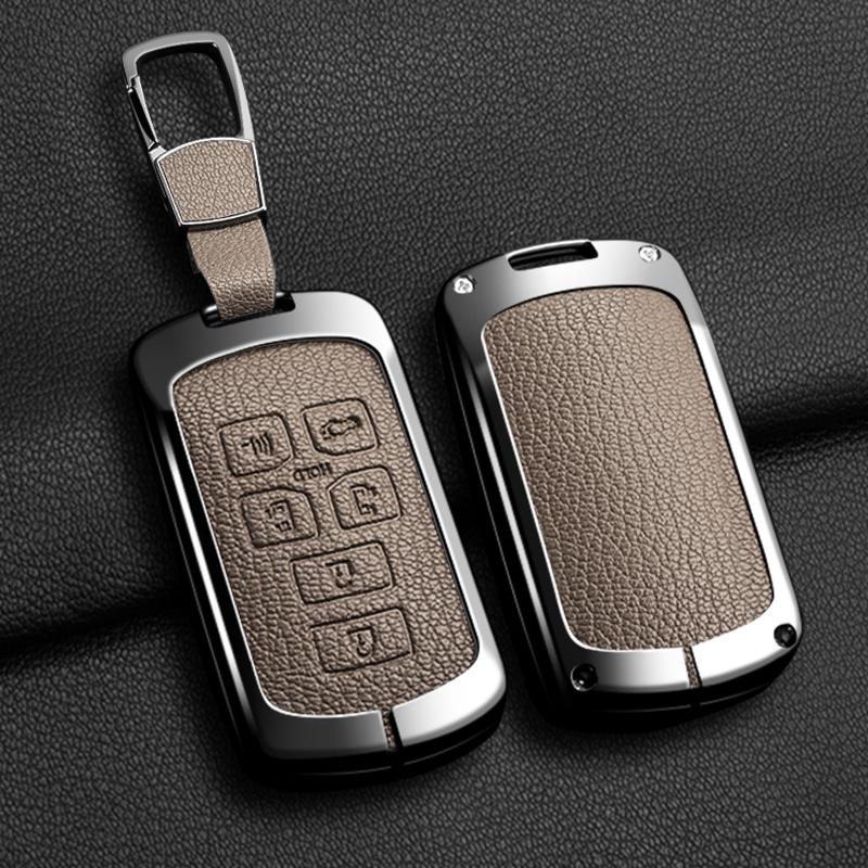 Zinklegierung 6-Tasten Auto Schlüsselanhänger Hülle Schale Halter Fob Für Toyota Sienna Se Tacom 2015 2016 2017 2018 2019 2020 Zubehör