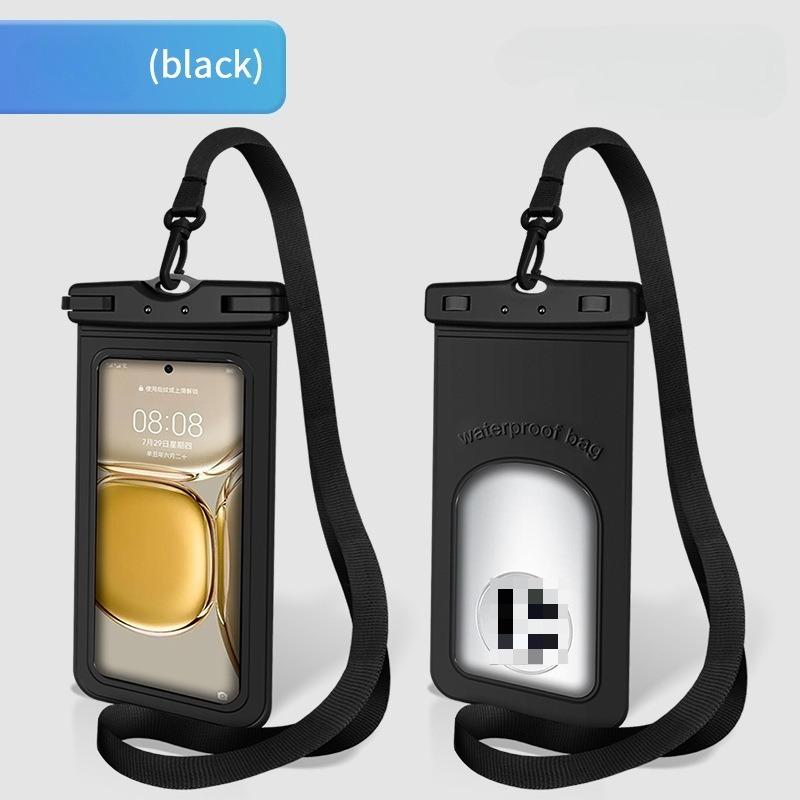 Universell vanntett telefonpose for svømming, dykking, undervannsfotografering, forseglet snor, anti-tap, oppbevaringspose, organisering