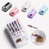 Cross-Border Manicure 30-Hole Grinding Head Storage & Cleaning Box