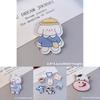 Trendy Kawaii Cartoon Brooches Featuring Dog Rabbit Cow For Stylish Accessories