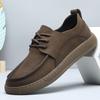 Stylish Trendy Men Casual Shoes Comfortable Leather Mens Sneakers Outdoor Simple Man Walking Shoes Versatile Skateboard Footwear