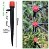 50Pcs Drip Emitters For 1/4" Drip Irrigation Tubing Adjustable 360° Adjustable Water Flow Drippers Garden Irrigation Drippers