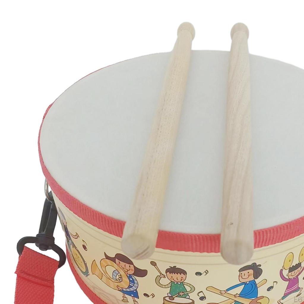 8 Inch Wooden Drum Set for Kids, Ideal Birthdays and Special Occasions