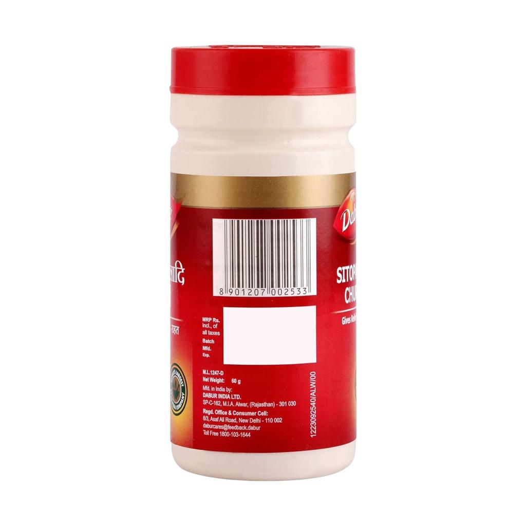 Dabur Sitopaladi Churna 60gm Powder Pack of 1 | Natural Relief for Cold & Respiratory Health