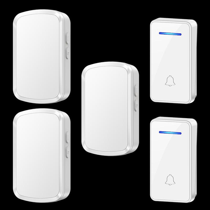 Wireless Self-Powered Digital Doorbell with Call Button (No Batteries Required)