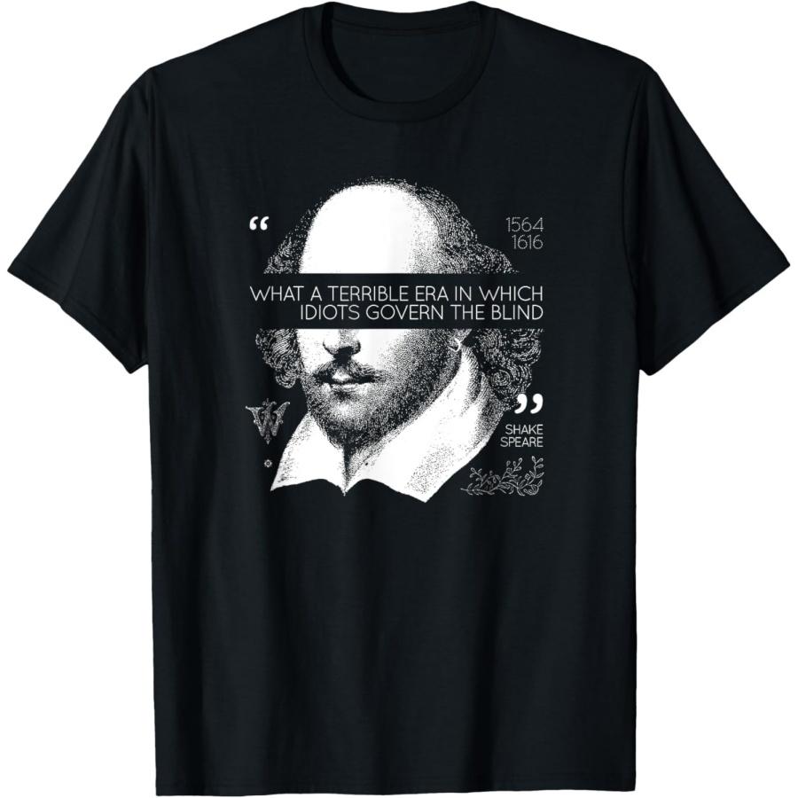 

Idiots Govern The Blind Shakespeare Gifts Julius Caesar Play T-Shirt XXXXXL чорний