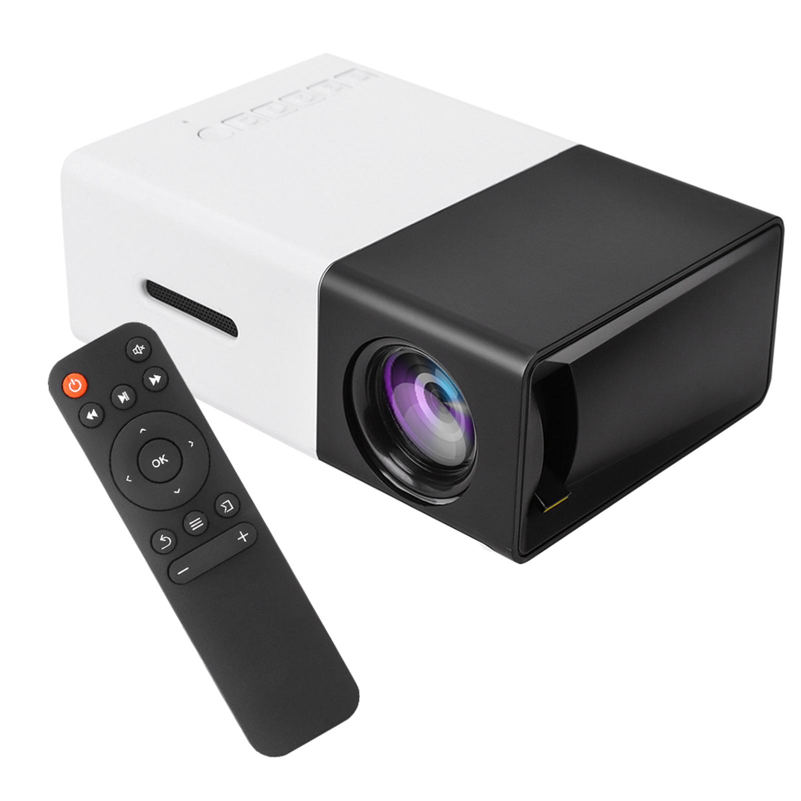 

Светодиодный проектор Mini Handheld Protable YG300 с многофункциональным интерфейсом Movie Tool EU Plug