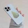 A green pear is suitable for 16ProMax iPhone case iPhone15 fun niche 14 film 13 matte 17