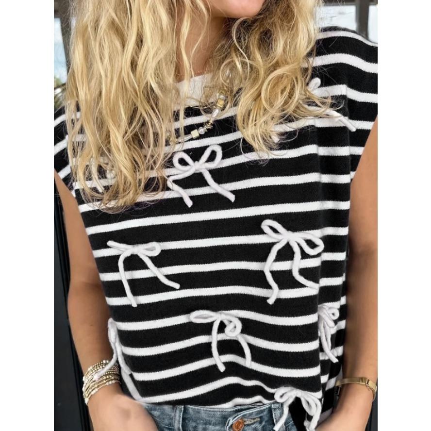 

YYFS женские модные повседневные летние весенние блузки и рубашки с короткими рукавами и круглым вырезом в полоску с принтом XXL