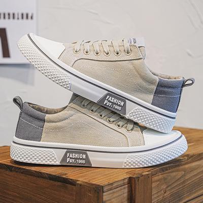 Herrenschuhe aus Canvas Herbstmode Stoffschuhe Paar weiche Sohle vielseitig Sport Freizeit Outdoor-Sportarten Board-Schuhe