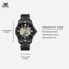 OPK Brand New Automatic Mechanical Men's Watch with Skeleton Dial and Luminescent Waterproof Design 8199