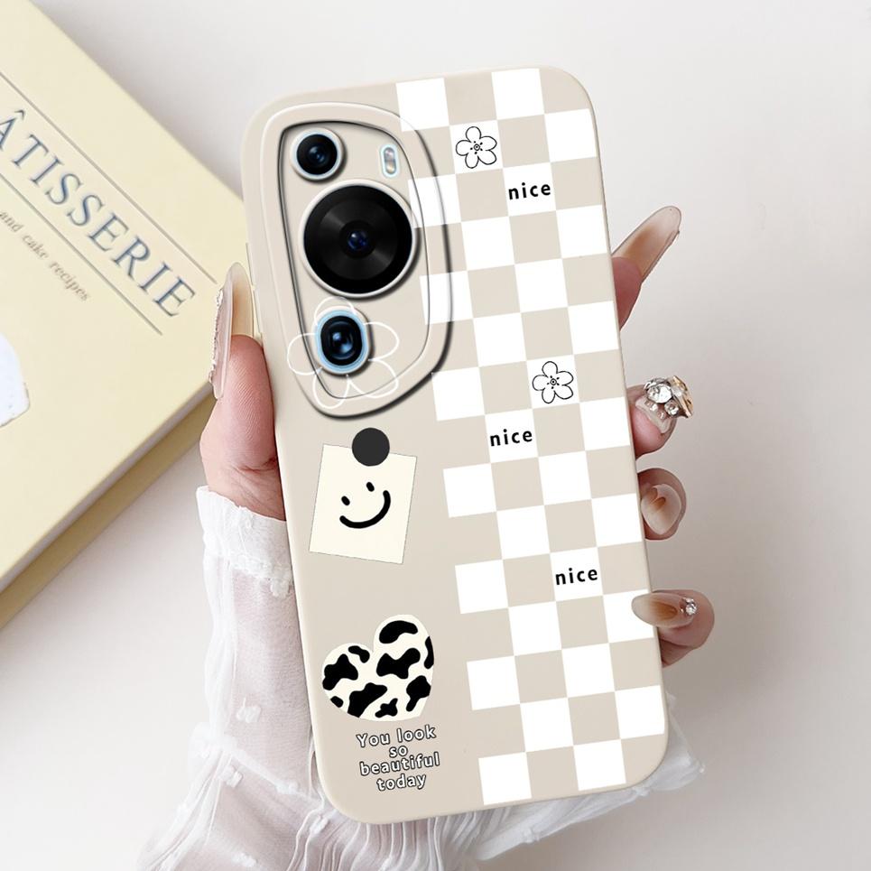 Cover For Huawei P60 Pro P60Art Case TPU 2024 Fashion Luxury Soft Silicone Phone Case For Huawei P60 Camera Protection Bumper