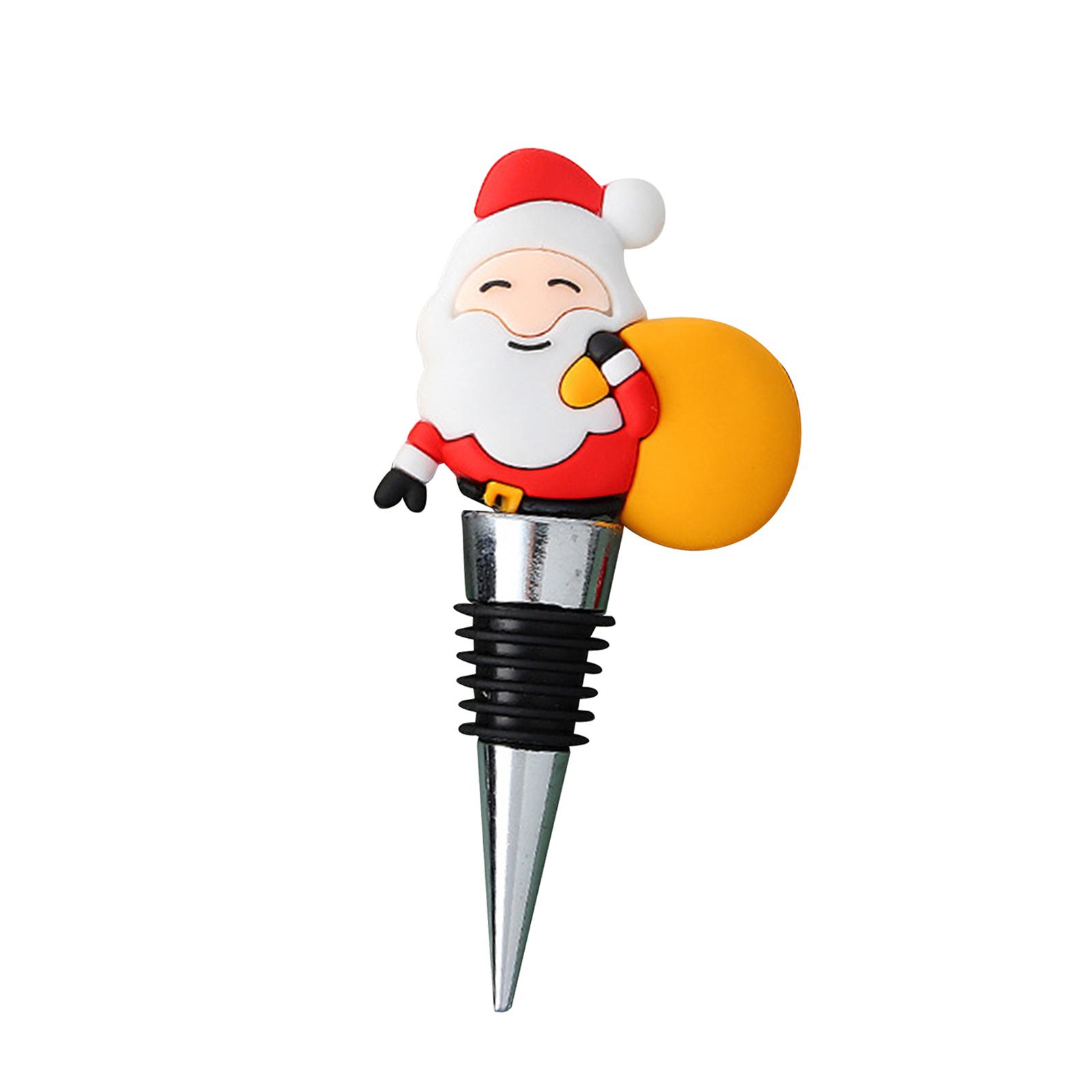 

Glass Stopper Christmas Bar Decoration Beverage Bottle Stoppers Decorative Glass Accessories Glass Bottle Corks for Champagne