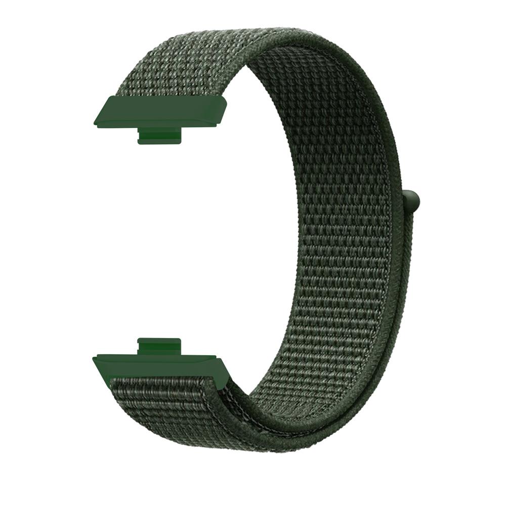 

Нейлоновая петля для часов Huawei Fit 3, браслет, спортивный ремешок для часов Huawei Watch Fit 3, умные часы, тканый эластичный Correa For Huawei Watch Fit 3 зелёный