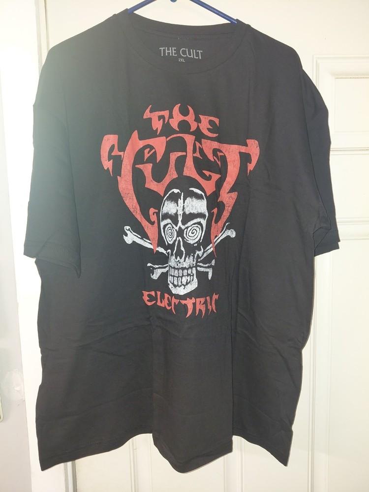 The Cult  Vintage Electric Skull TShirt LARGE New    Unisex T-Shirt XXL