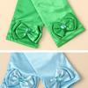 Stylish Double Layered Bowknot Gloves Perfect for Kids Singing Dancing Winter Fashion Statements Celebrations Gloves