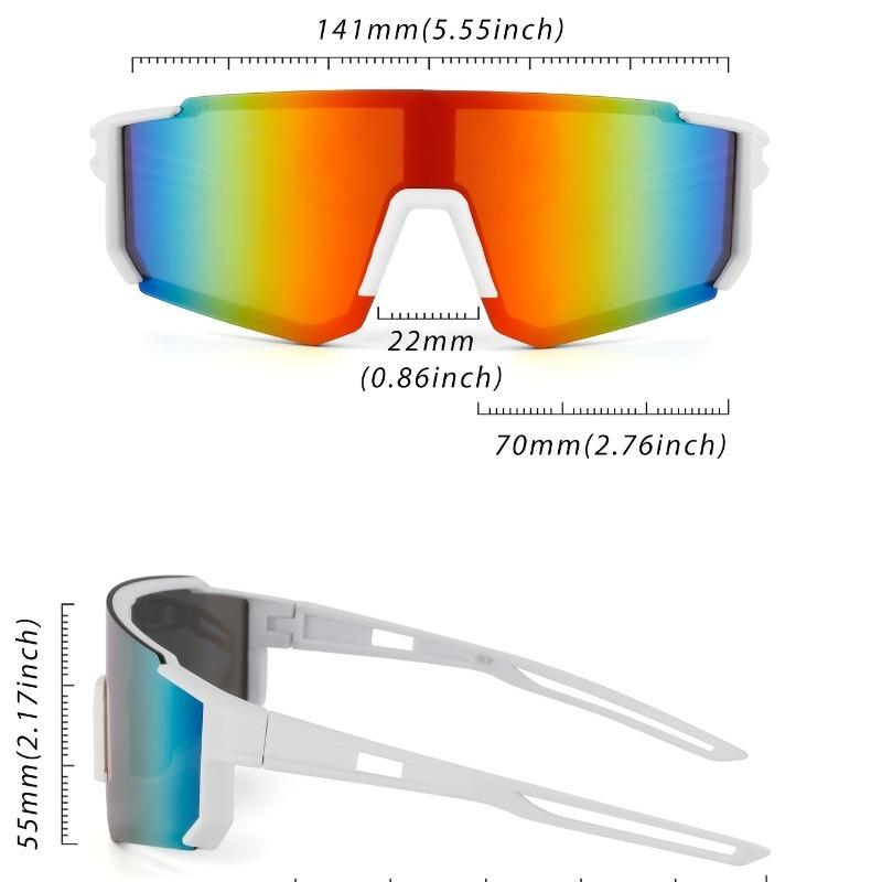 2 Pairs of Frameless Fashionable Glasses for Women and Oversized Classic Glasses for Men