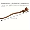 Adorable Chinese-style Hairpin Ancient Wind Gold-threaded Sandalwood Hairpin New Simple Retro Ancient Costume Bell Cat Headwear