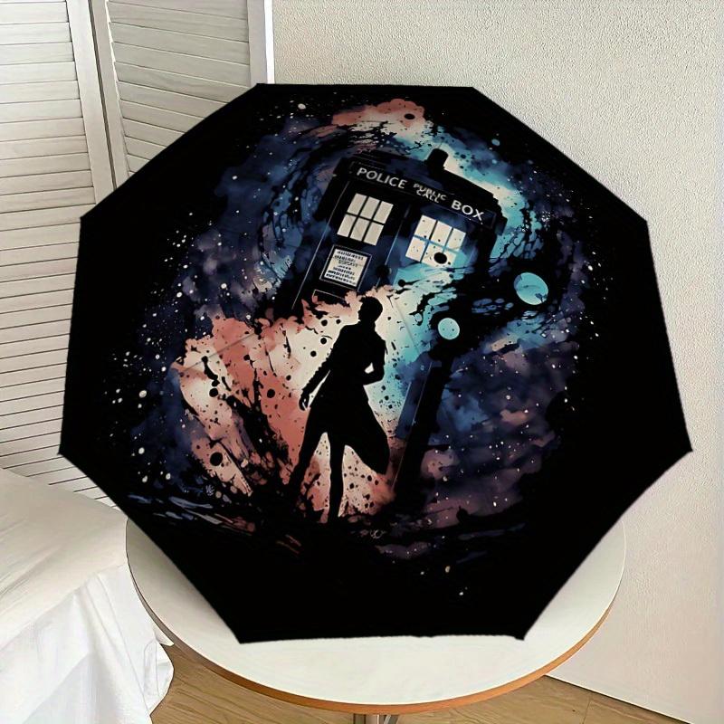 1pc who doctor Themed Umbrella for Men & Women, Valentine s Day Christmas Decorative Umbrell028